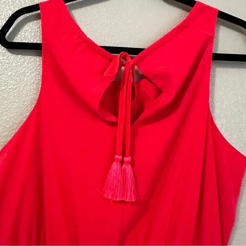 Athleta‎ Martinique Dress Coral Quest Sz M - Picture 10 of 12